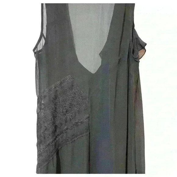 Haute Hippie Silk Sheer Maxi Dress Size XS Black Party Cocktail Elegant - Picture 8 of 15